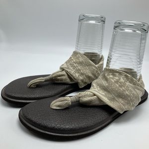 Sanuk Yoga Sling Comfort Sandals Size 7
